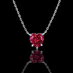 ÉCLATINE Color Heart Necklace | 8mm (Approx. 2ct)