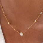 ÉCLATINE Everyday CZ Drop Necklace