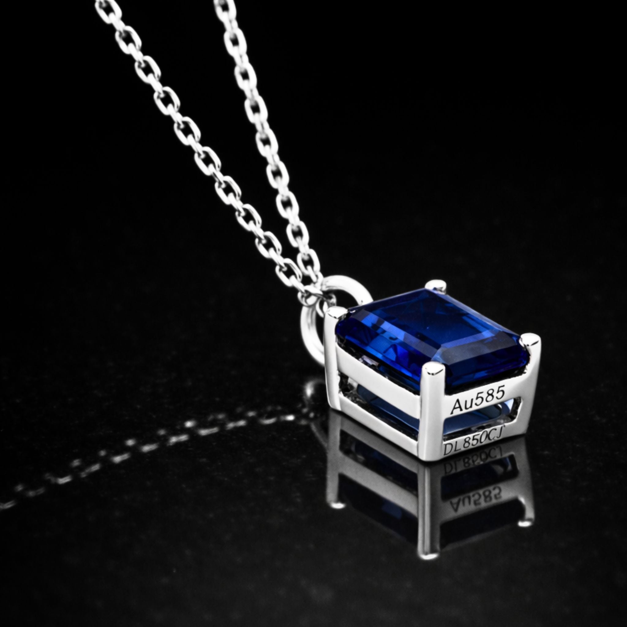 ÉCLATINE Prism Emerald-Cut Color Gem Necklace