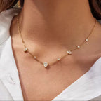 ÉCLATINE Everyday CZ Drop Necklace