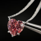 ÉCLATINE Color Heart Necklace | 8mm (Approx. 2ct)