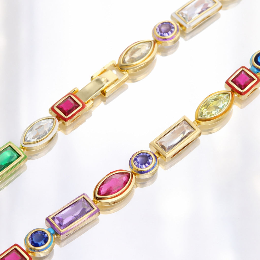 [Trending] ÉCLATINE Multi-Shape Enamel Prism Bracelet