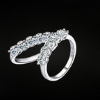 ÉCLATINE Signature Stack Set | 5-stone ring x 2