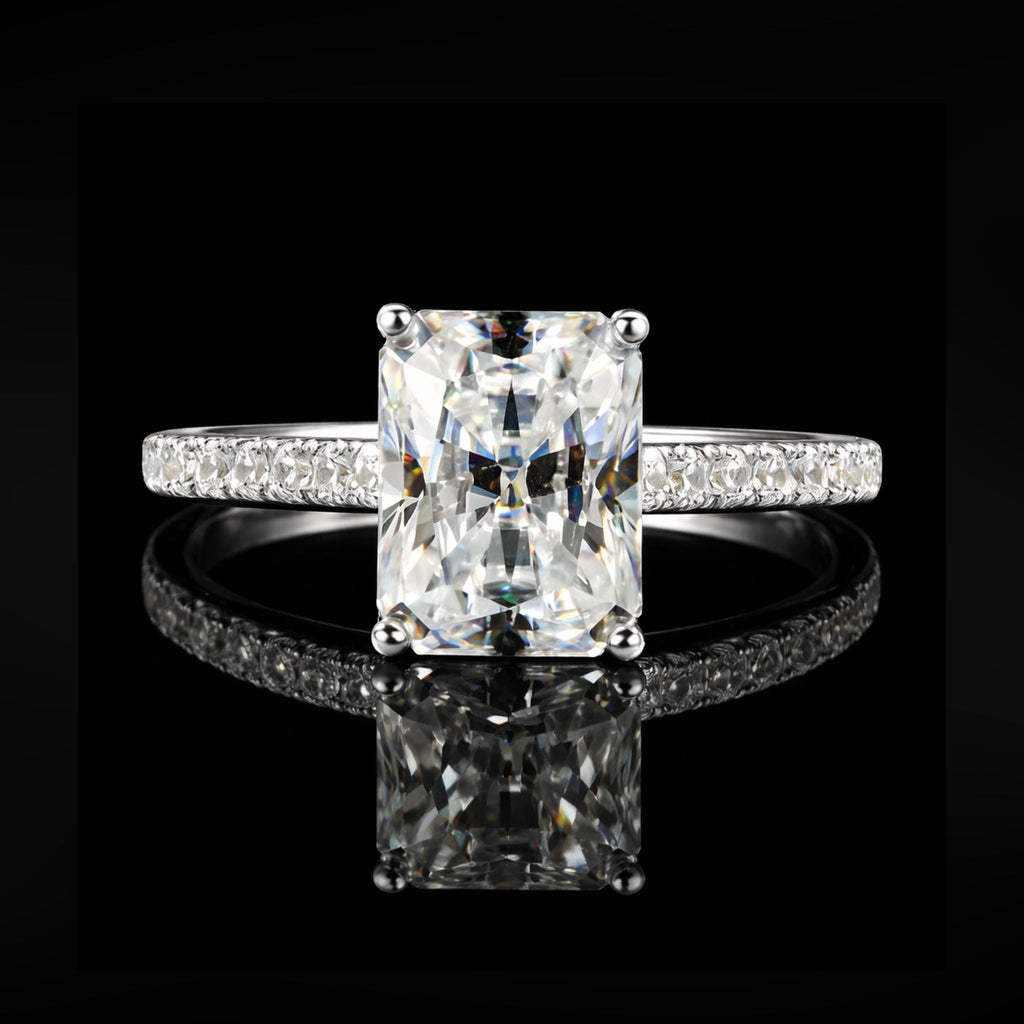 ÉCLATINE Baguette Cut Wedding Ring  3ct