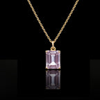 ÉCLATINE Prism Emerald-Cut Color Gem Necklace