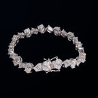 ÉCLATINE Emerald & Oval Cut Tennis Bracelet | Chic Mixed Shapes