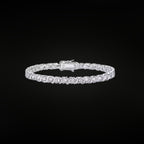 ÉCLATINE Twist Link Tennis Bracelet 4mm