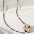 ÉCLATINE Golden Sphere Necklace| Hypoallergenic Waterresistant