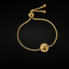ÉCLATINE Golden Sphere Bracelet | Hypoallergenic Waterresistant