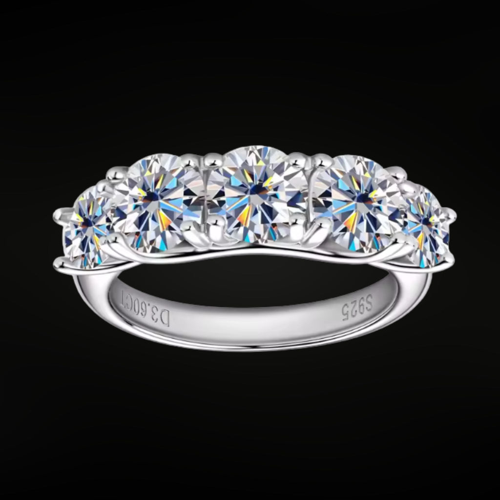 ÉCLATINE Lumière 3.6CT Moissanite Eternity Band