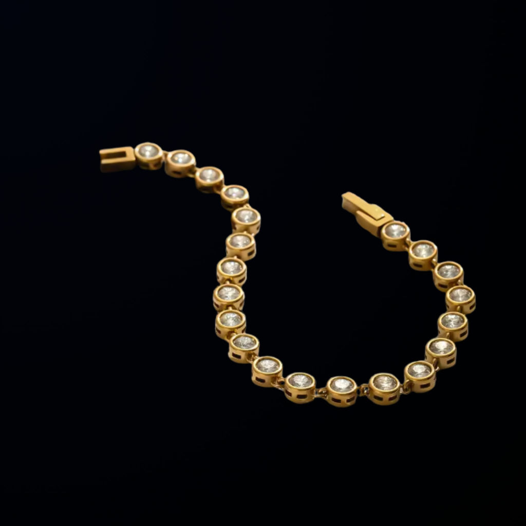 ÉCLATINE Bezel Tennis Bracelets | 2-Piece-Set