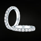 ÉCLATINE  Eternal Lumière Band | 3 mm D Color VVS Moissanite Full Eternity