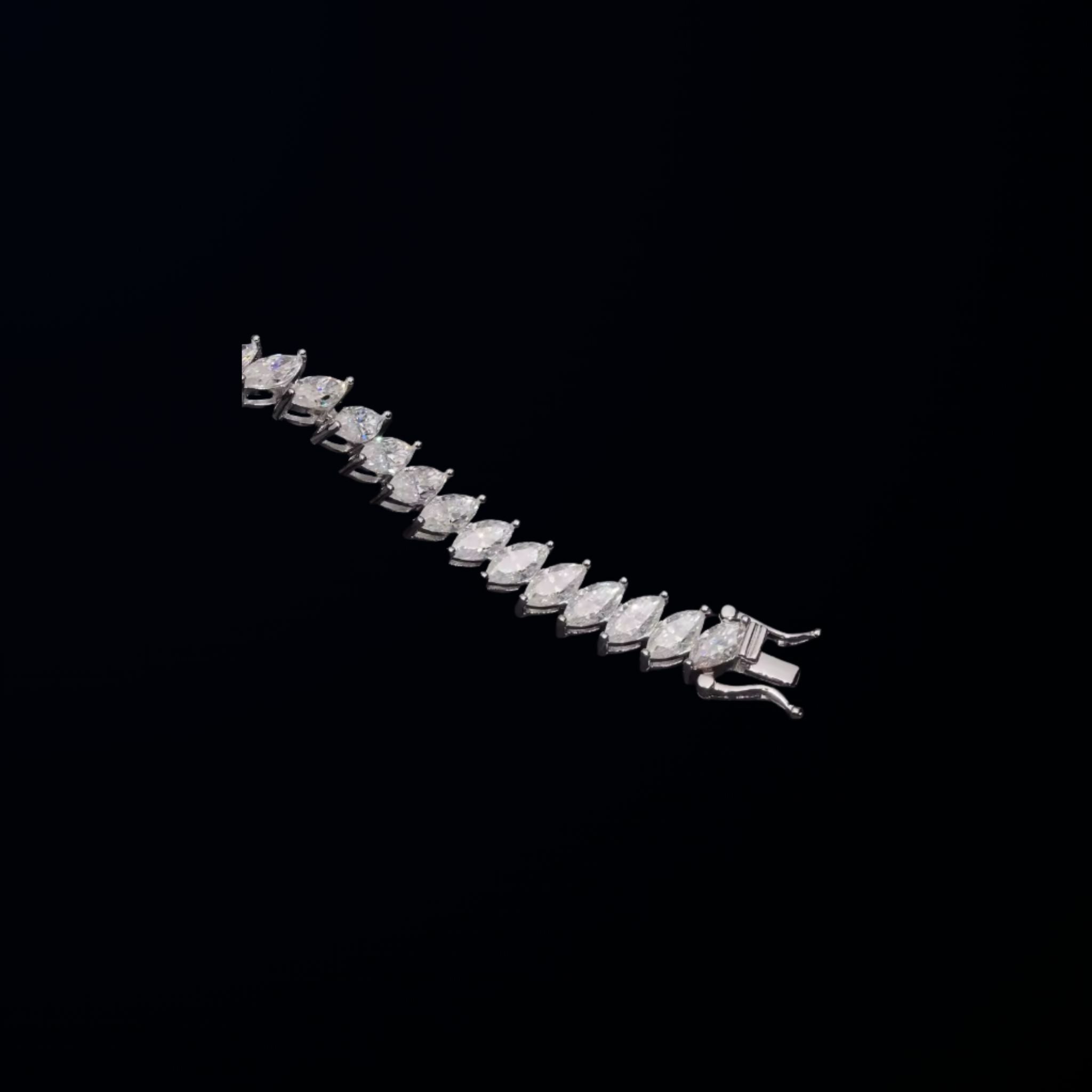 ÉCLATINE Marquise Cut Tennis Bracelet