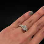 ÉCLATINE Duo: Solitare & Pavé Band