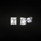 ÉCLATINE Classic Emerald Cut | Studs Earrings (5×7mm / 6×8mm)