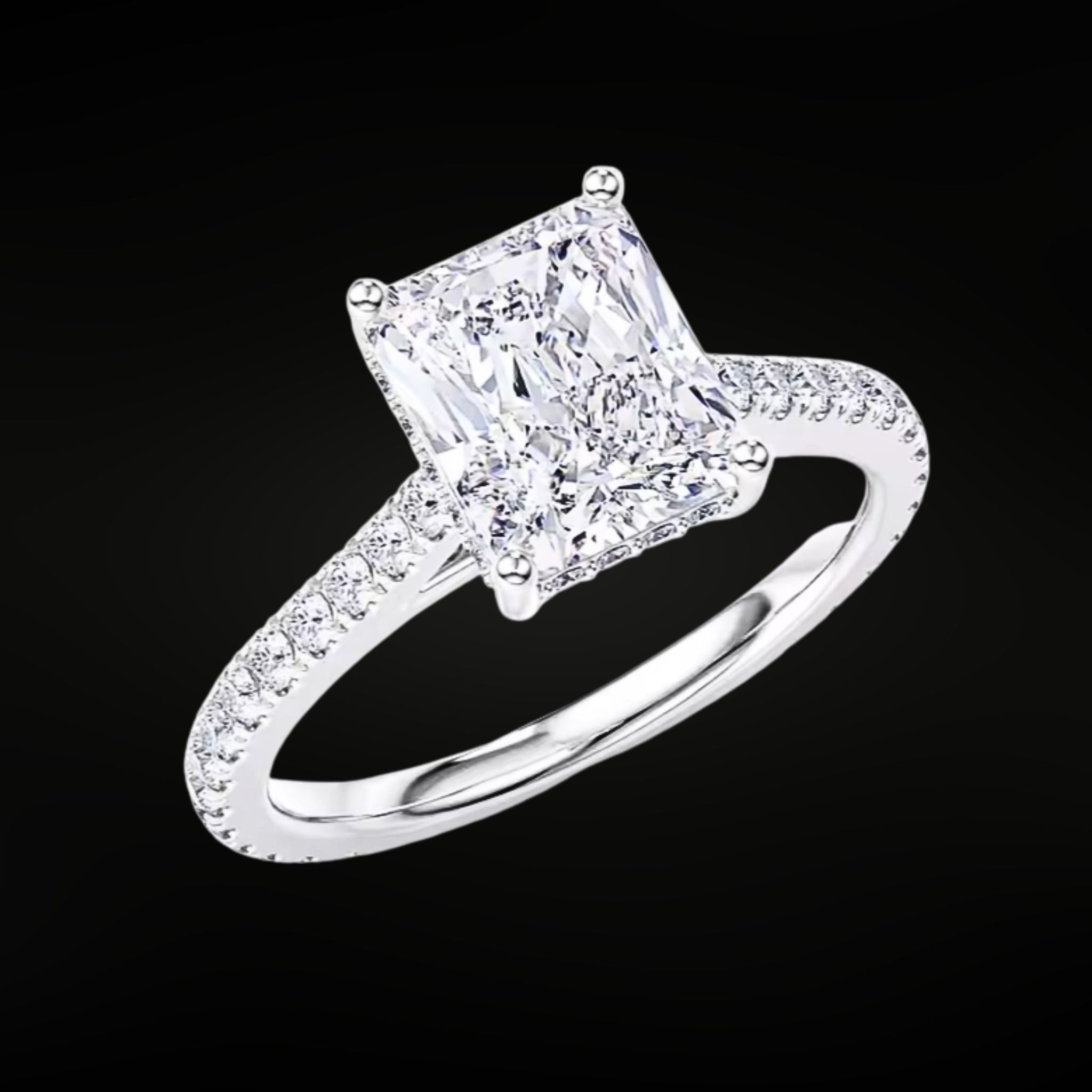 ÉCLATINE Baguette Brilliance 3ct Ring