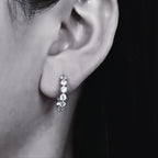 🎁Grand Opening Special | ÉCLATINE Inside-Out Moissanite Hoop Earrings (925 Sterling Silver · White/Yellow Gold Plated)