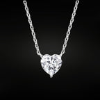 ÉCLATINE | Heart Solitaire Necklace