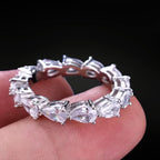 ÉCLATINE Signature Pear-Cut Full Eternity Ring