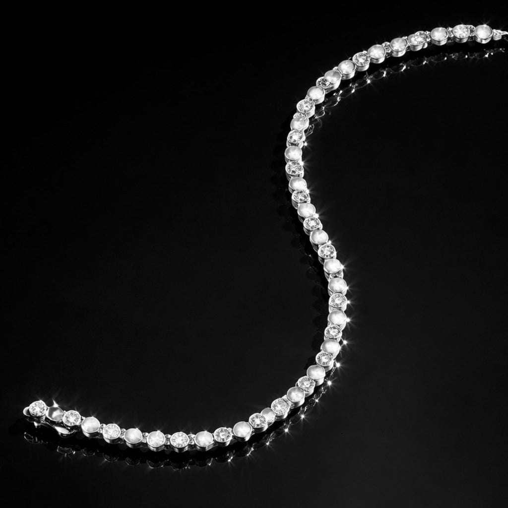ÉCLATINE Hexa Bezel Tennis Bracelet