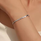 ÉCLATINE Hexa Bezel Tennis Bracelet