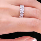 ÉCLATINE Signature Oval Eternity Band