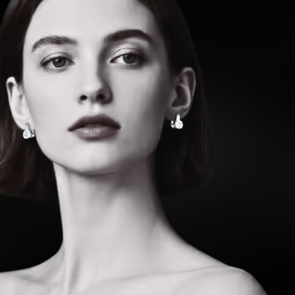 ÉCLATINE Luxe 2ct Moissanite Sparkle Earrings