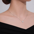 ÉCLATINE Classic Oval Cut Necklace | 7x9mm(approx. 2ct)