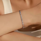 ÉCLATINE Hexa Bezel Tennis Bracelet