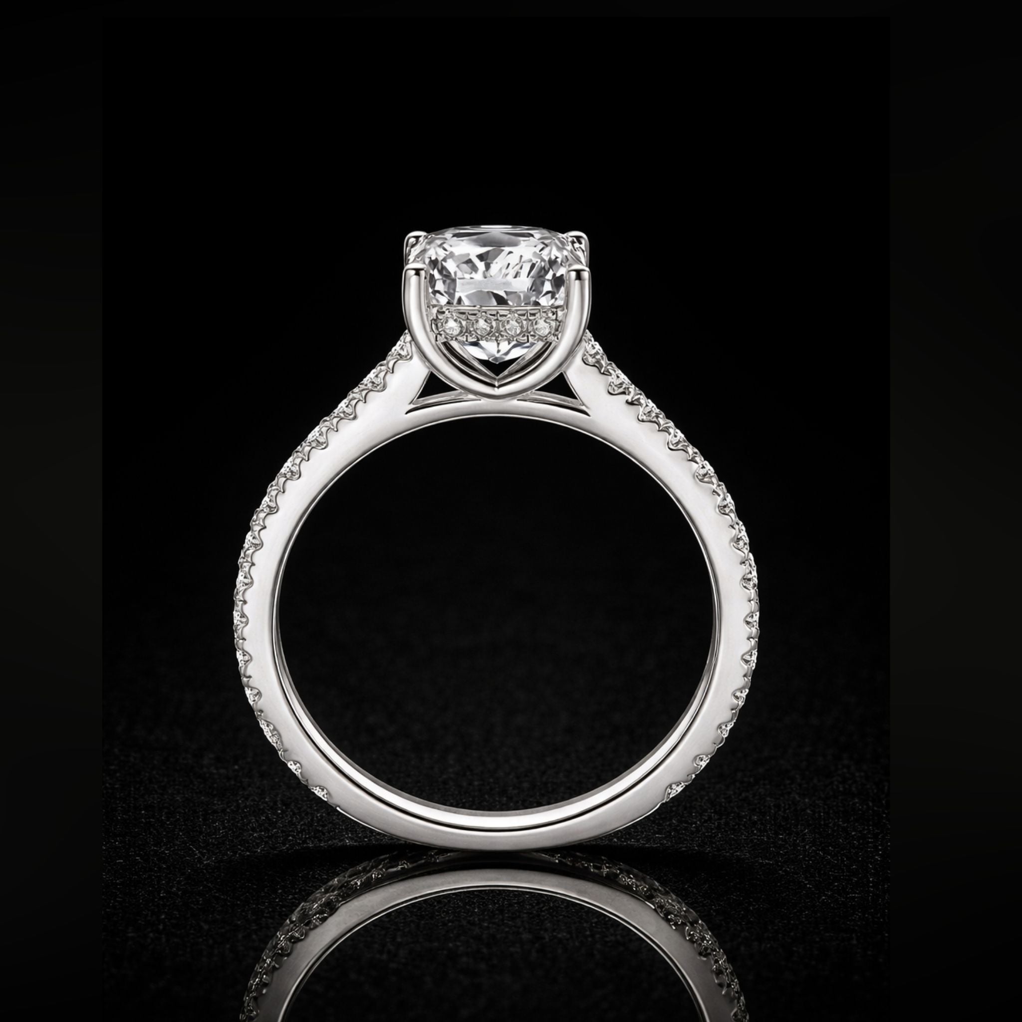 ÉCLATINE Baguette Cut Wedding Ring  3ct