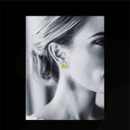 ÉCLATINE Made | Cushion Cut Color Gem Stud Earrings (2ct Each)