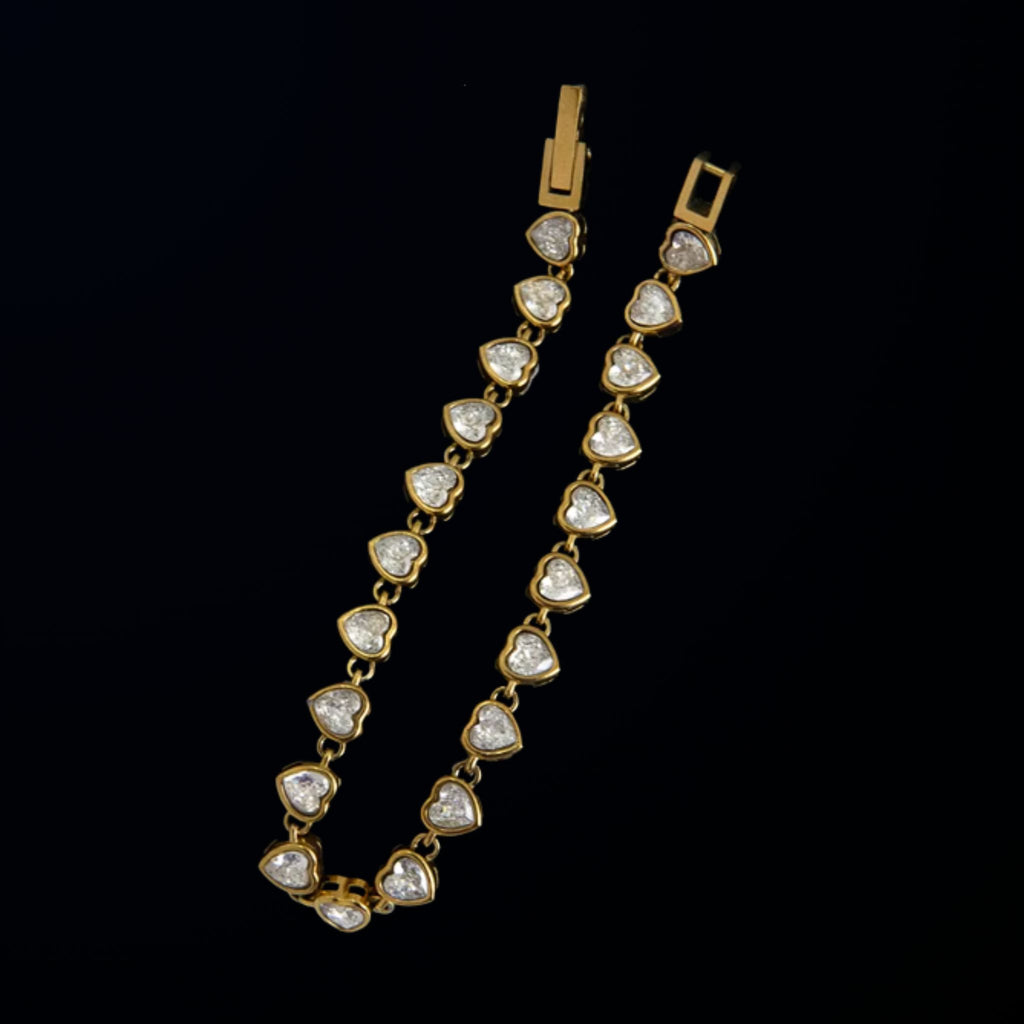 ÉCLATINE Bezel Tennis Bracelets | 2-Piece-Set