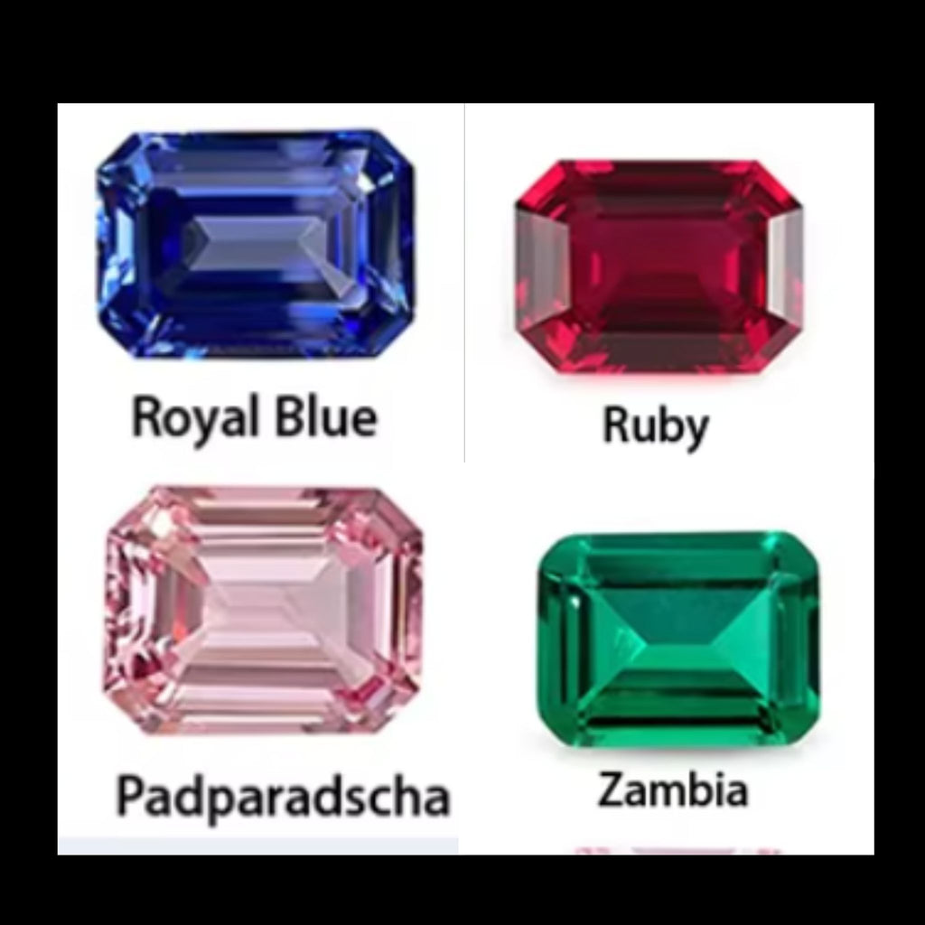 ÉCLATINE Prism Emerald-Cut Color Gem Necklace