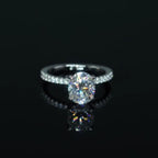 ÉCLATINE Radiant Oval 3ct Engagement Ring