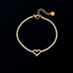 ÉCLATINE Chic Tennis Bracelets | 4-Piece Lightweight Set