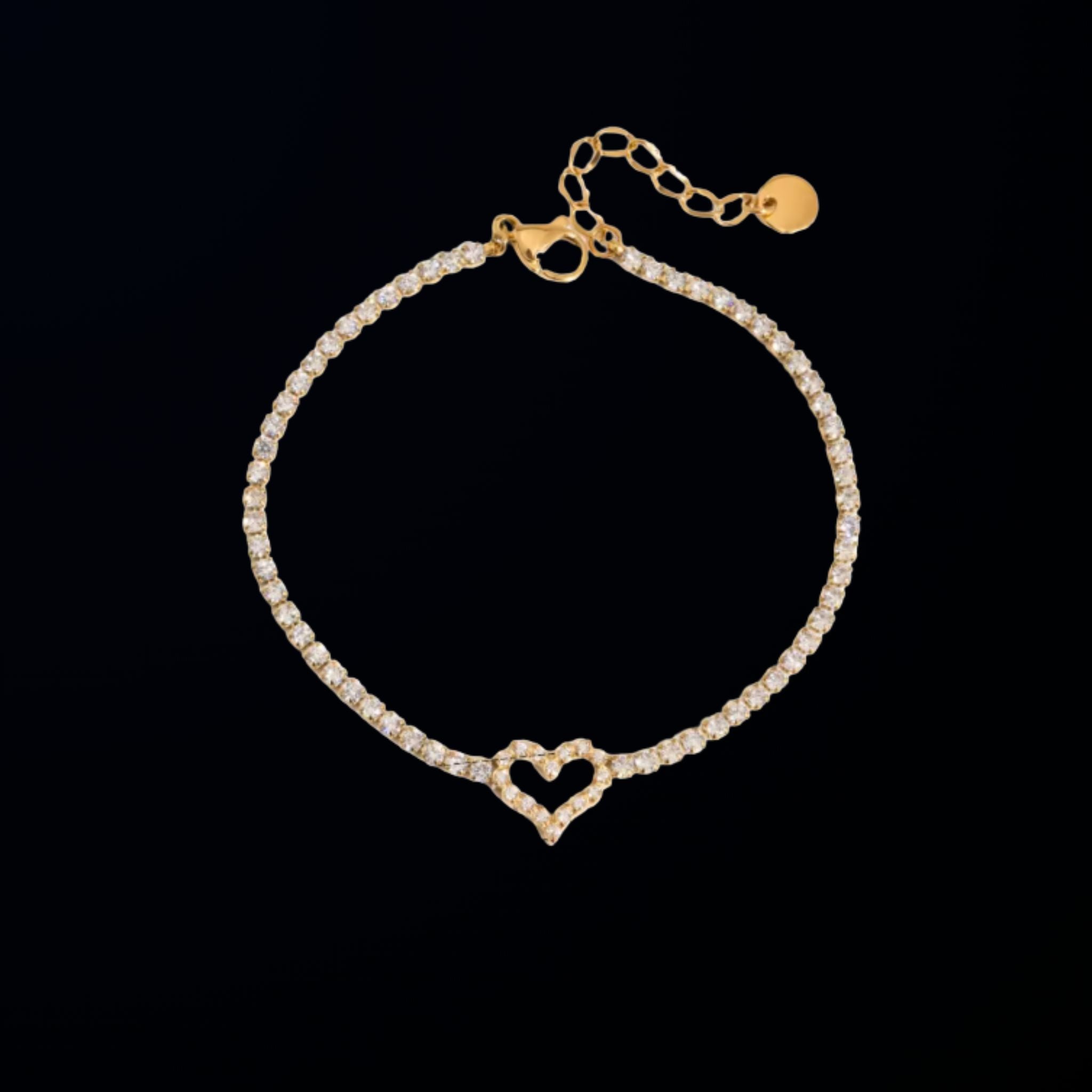 ÉCLATINE Chic Tennis Bracelets | 4-Piece Lightweight Set