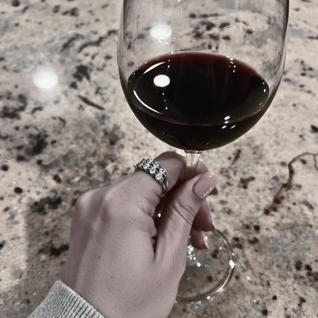 5 stone moissanite ring