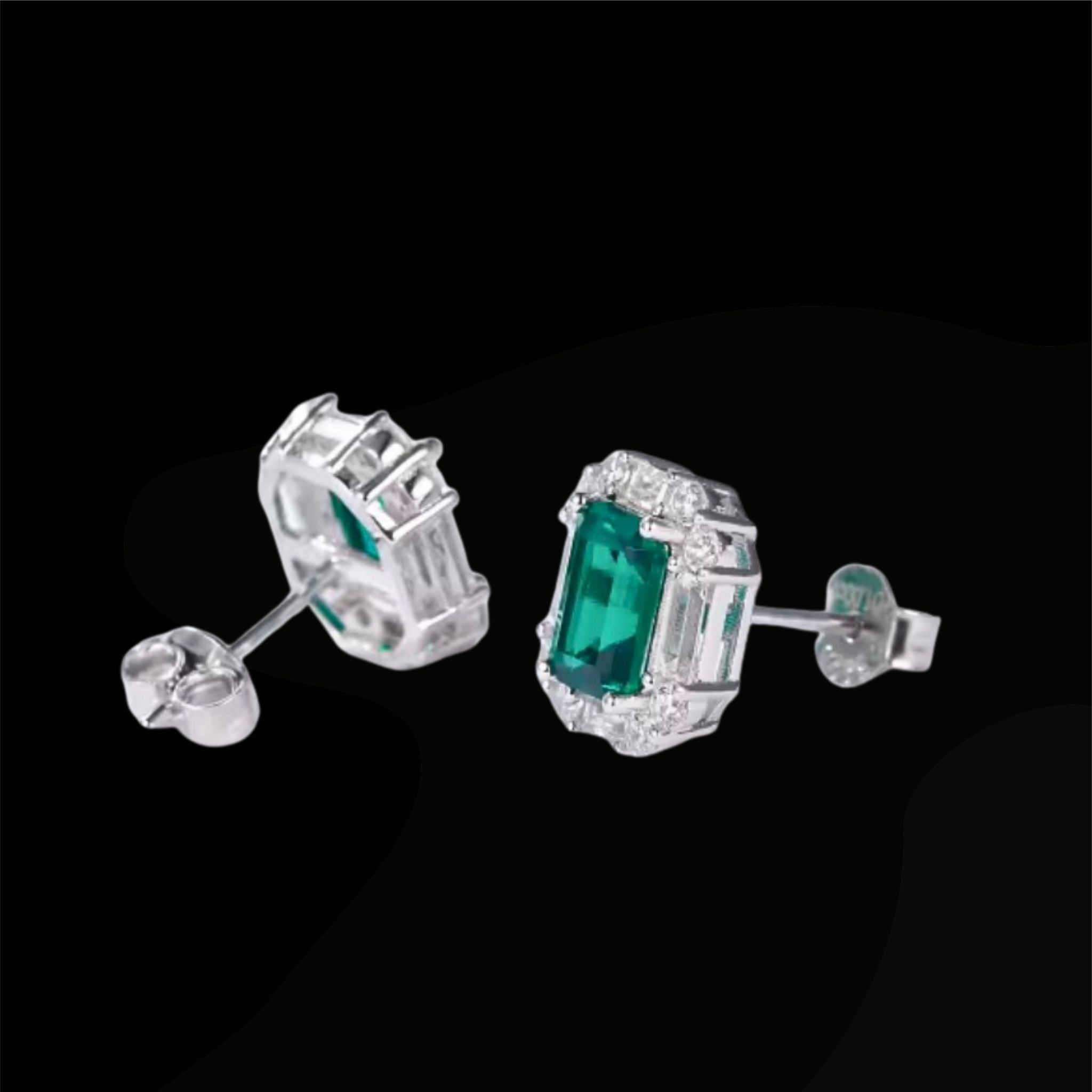 ÉCLATINE The Royal Green Set | Necklace, Earrings