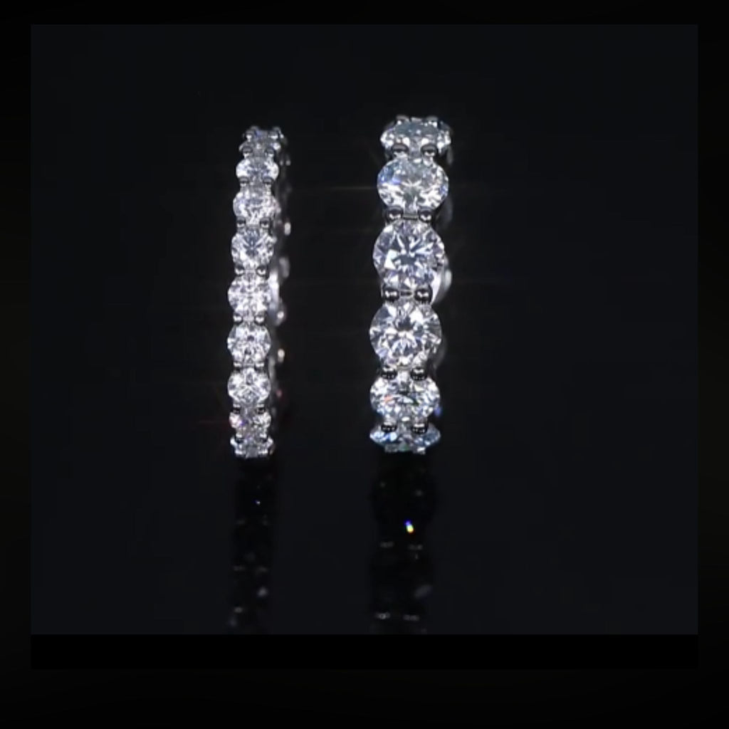 ÉCLATINE  Eternal Lumière Band | 5 mm D Color VVS Moissanite Full Eternity