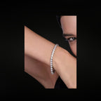 ÉCLATINE Twist Link Tennis Bracelet 4mm