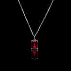 ÉCLATINE Prism Emerald-Cut Color Gem Necklace