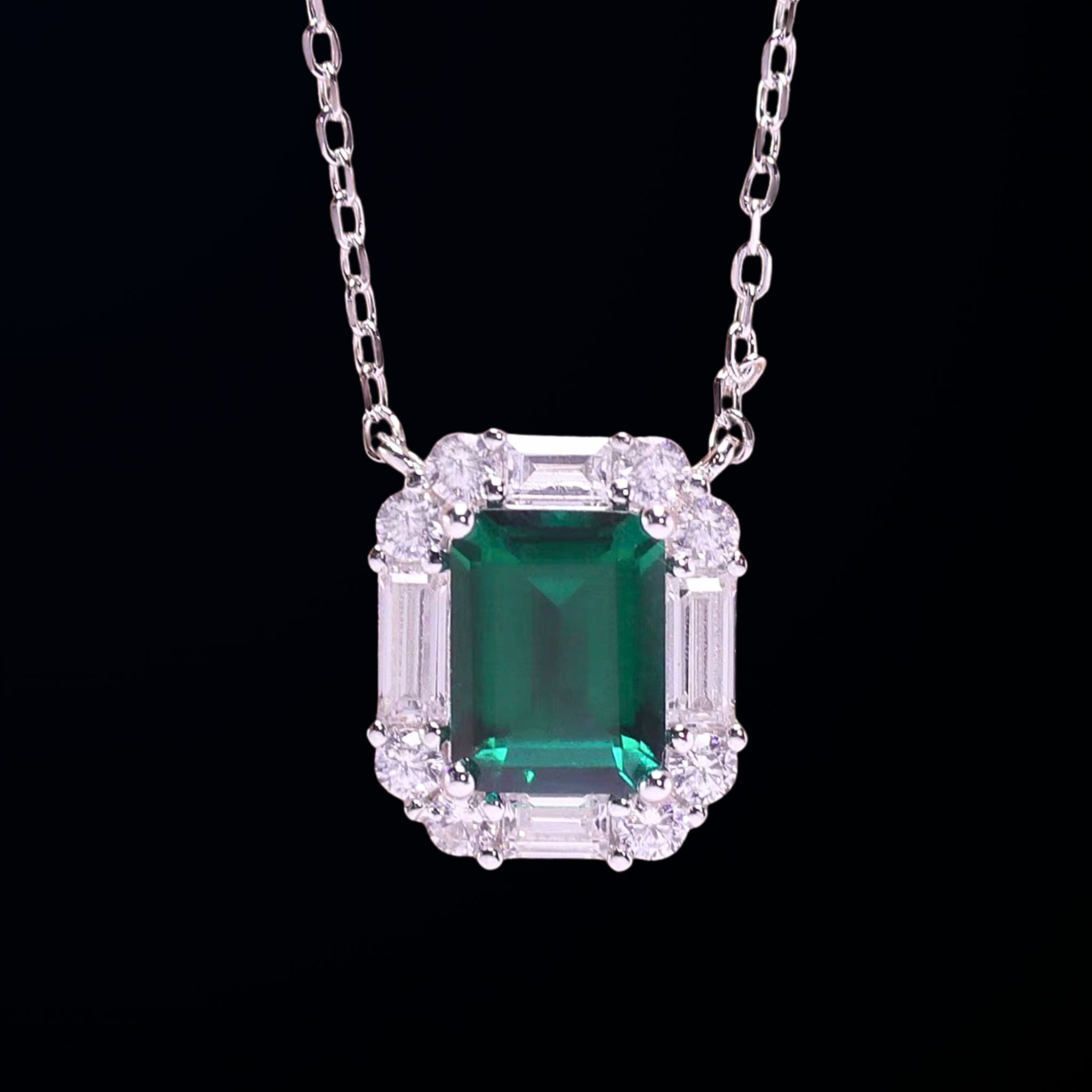 ÉCLATINE The Royal Green Set | Necklace, Earrings