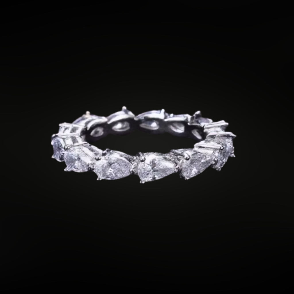 ÉCLATINE Signature Pear-Cut Full Eternity Ring