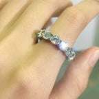 ÉCLATINE  Eternal Lumière Band | 5 mm D Color VVS Moissanite Full Eternity