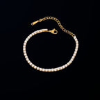 ÉCLATINE Chic Tennis Bracelets | 4-Piece Lightweight Set