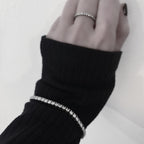 ÉCLATINE Duo II 3.0 ct Solitaire Engagement Ring + 2mm Full Moissanite Wedding Guard Ring