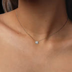 ÉCLATINE I SEE YOU Emerald Cut Necklace