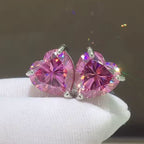 ÉCLATINE Classic Heart Stud Earrings | 6.5mm / 8mm