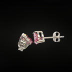 ÉCLATINE Classic Heart Stud Earrings | 6.5mm / 8mm