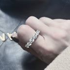 ÉCLATINE  Eternal Lumière Band | 5 mm D Color VVS Moissanite Full Eternity